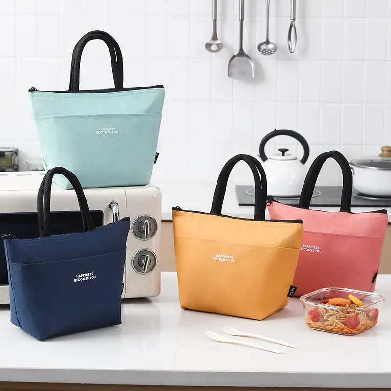 Portable Lunch Box Thermal Bag for Women Men High Capacity Bento Food Storage Container Picnic Insulated Cooler Bags Handbags