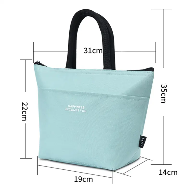 Portable Lunch Box Thermal Bag for Women Men High Capacity Bento Food Storage Container Picnic Insulated Cooler Bags Handbags