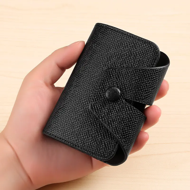 2 Styles Vintage Bank ID Credit Card Holder Men Purse Anti-RFID Scanning Protect Wallet with Organ Design Coin Organizers