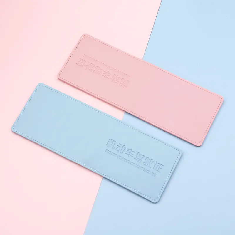 Fashion Driver's License Leather Case Card Case Men's Motor Vehicle Driver's License Book Ladies 6 Card Slots Card Case
