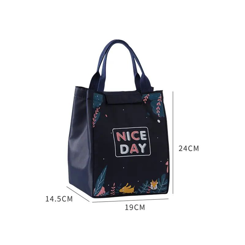 Thicken Oxford Cloth Insulation Lunch Bag Picnic Large Capacity Thermal Bento Box Cooler Bags Food Storage Container Handbags