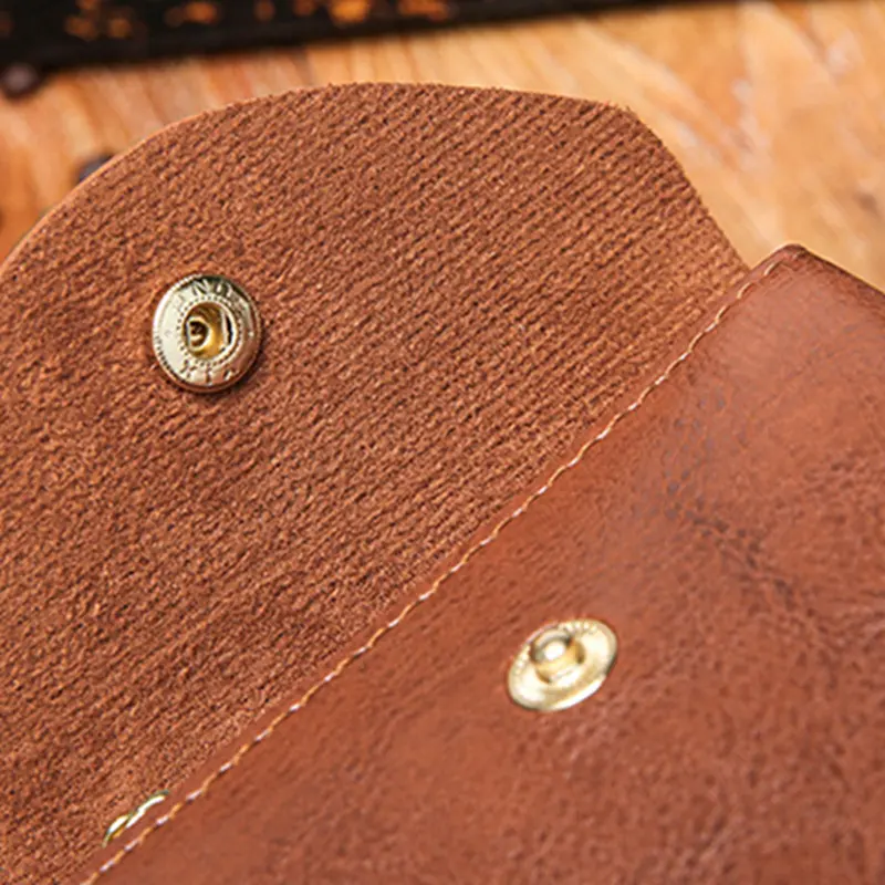 Double-layer Coin Purse Women Mini Wallet PU Leather Earphone Data Cable Bag Card Case Portable Money Organizer
