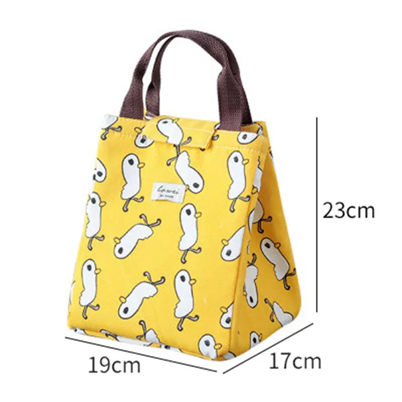 Large Capacity Lunch Bags Thermal Picnic Tote Lunch Bags Women Kids Thermal Insulation Tote Durable Storage Handbag