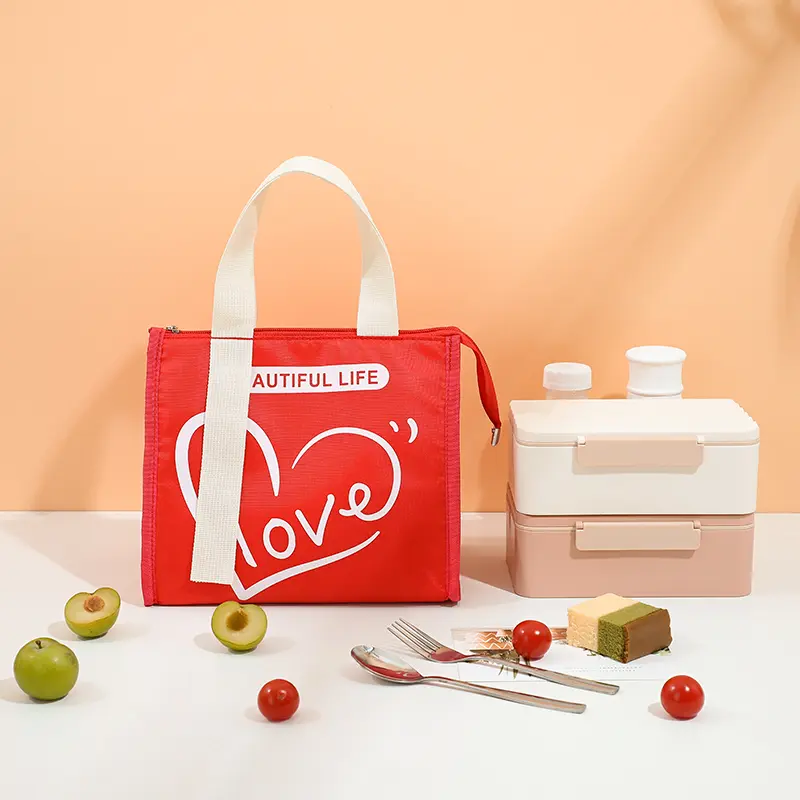 New Cartoon Portable Thermal Lunch Bag for Women Kids Large Capacity Picnic School Insulated Bento Food Container Cooler Bags