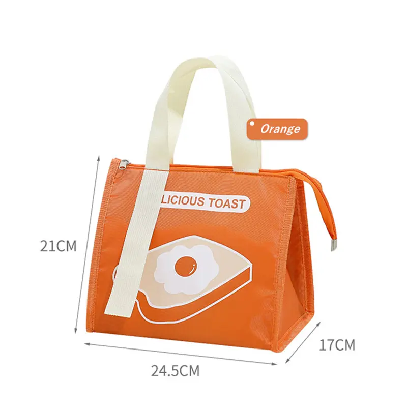 New Cartoon Portable Thermal Lunch Bag for Women Kids Large Capacity Picnic School Insulated Bento Food Container Cooler Bags