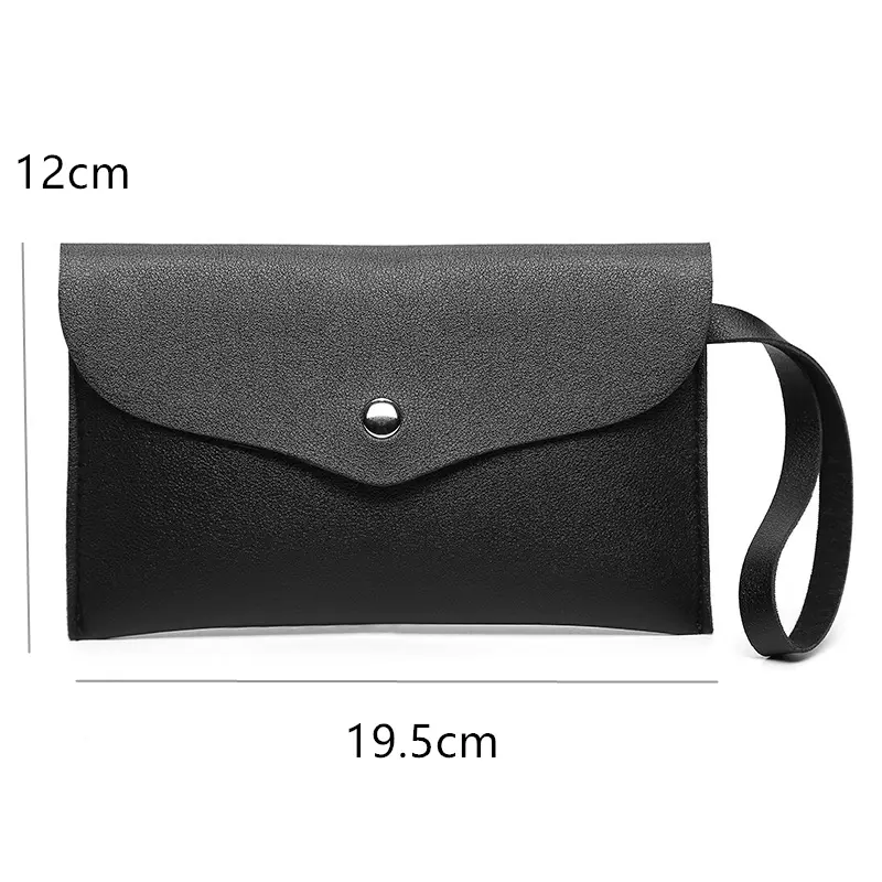 Hasp Long Ladies Coin Purses Cell Phone Pocket Money Bag Large Capacity Clutch Card Holder Fashion PU Leather Female Wallets