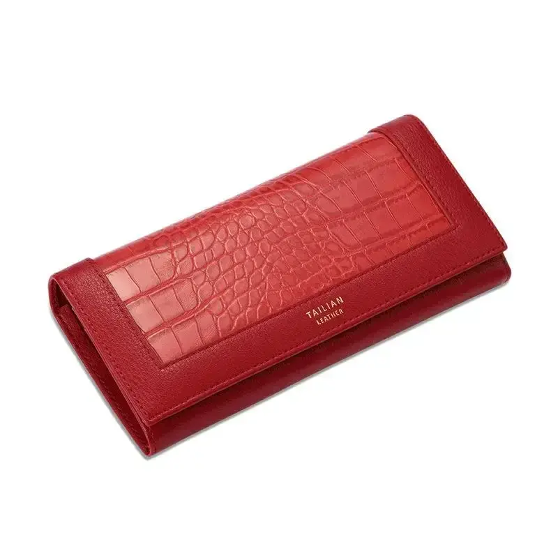 Luxury Women's Wallets Brand Designer Long Wallet Female Leather Purse ID Card Holder Women Purses Ladies Clutch Phone Carteiras