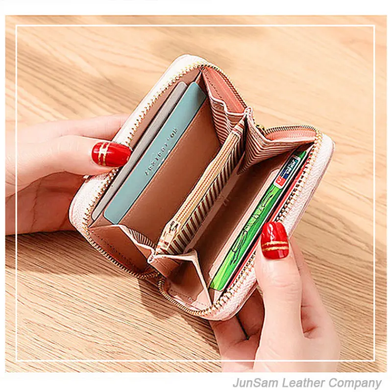 Little Bear Decoration Women's Wallet New Fashion Short Coin Purse Card Holder Small Ladies Wallet Female Hasp Mini Clutch