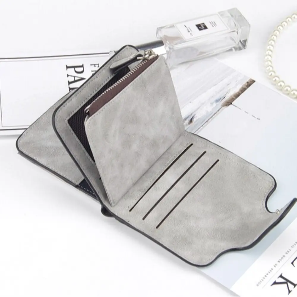 Baellerry Brand Women's Wallet Short Large-capacity Multi-card Slots Korean Coin Purse Mini Purses Carteras Wallet for Woman