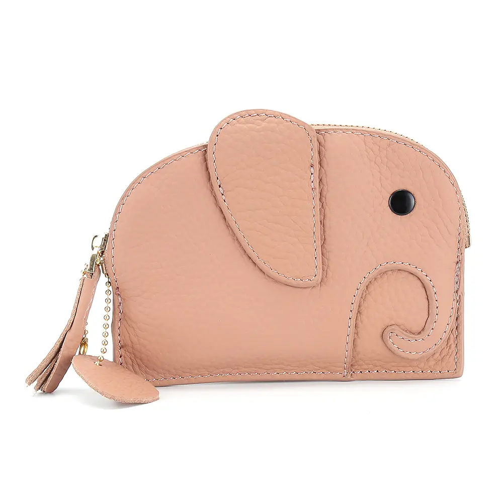 New Women Wallets Genuine Leather Female Zipper Purses Small Cowhide Money Bag Cute Mini Wallets Coin Card Holders Dropshipping
