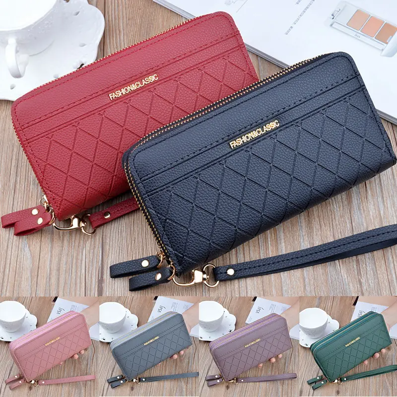 Long Women's Wallet Purses Tassel Coin Purse Card Holder Wallets Female Pu Leather Clutch Money Bag Pu Leather Wallet