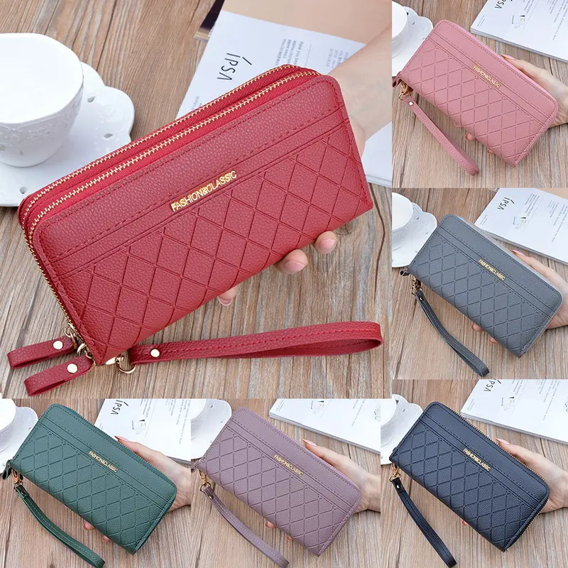 Long Women's Wallet Purses Tassel Coin Purse Card Holder Wallets Female Pu Leather Clutch Money Bag Pu Leather Wallet