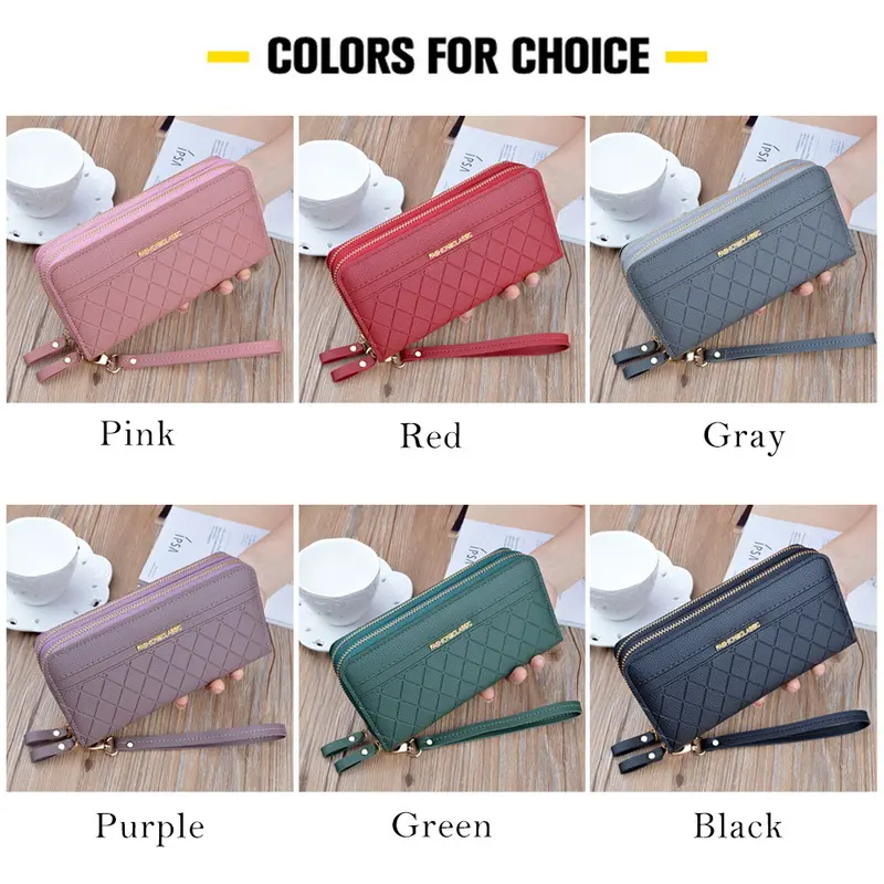 Long Women's Wallet Purses Tassel Coin Purse Card Holder Wallets Female Pu Leather Clutch Money Bag Pu Leather Wallet