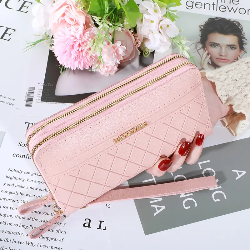 Long Women's Wallet Female Purses Tassel Coin Purse Card Holder Wallets Female Pu Leather Clutch