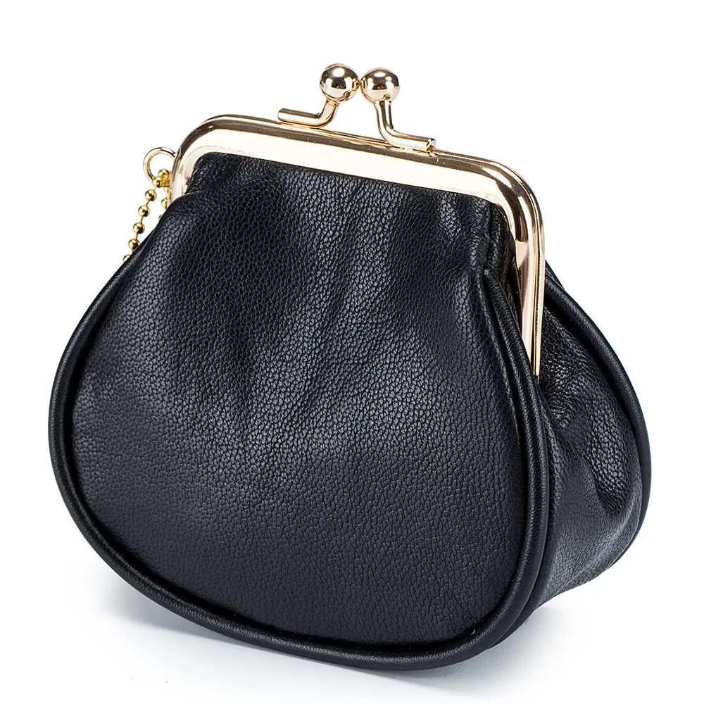 New Women Wallets Female Genuine Leather Purses Cute Mini Hasp Wallet Fashion Soft Small Cowhide Money Bag Coin Card Holders