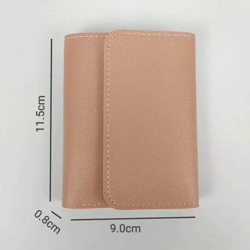 2025 Women Short Wallet Multi-card Bag Mini Pouch Fashion Simple Three Fold Short Clip Female Wallet Portable Lady Coin Purses