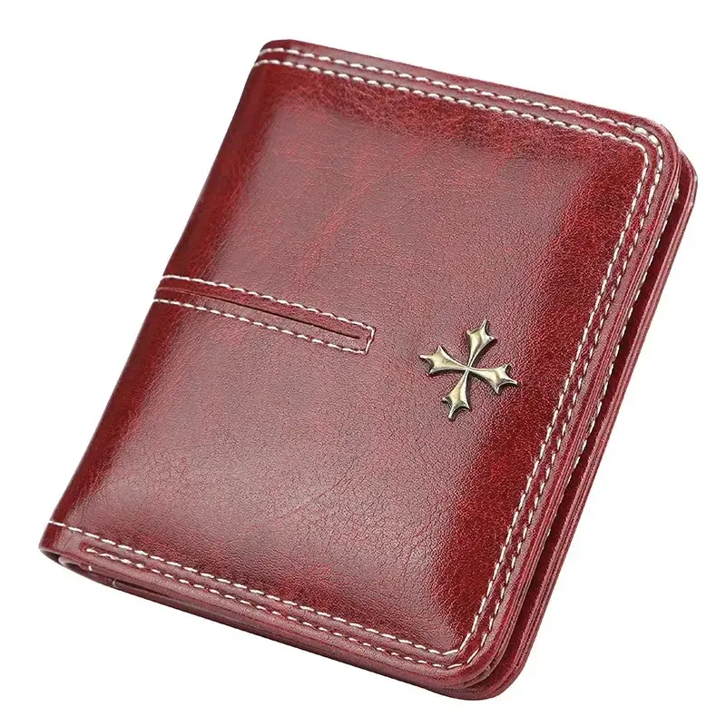 2025 Fashion Slim Women Wallets Mini Card Holder PU Leather Short Desigh High Quality Female Purse Coin Holder Women Wallets