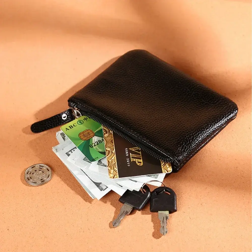 New Mini Wallet Luxury Brand Designer Women Coin Purse Red Black Female PU Leather Small Hand Bag Cash Pouch Card Holder