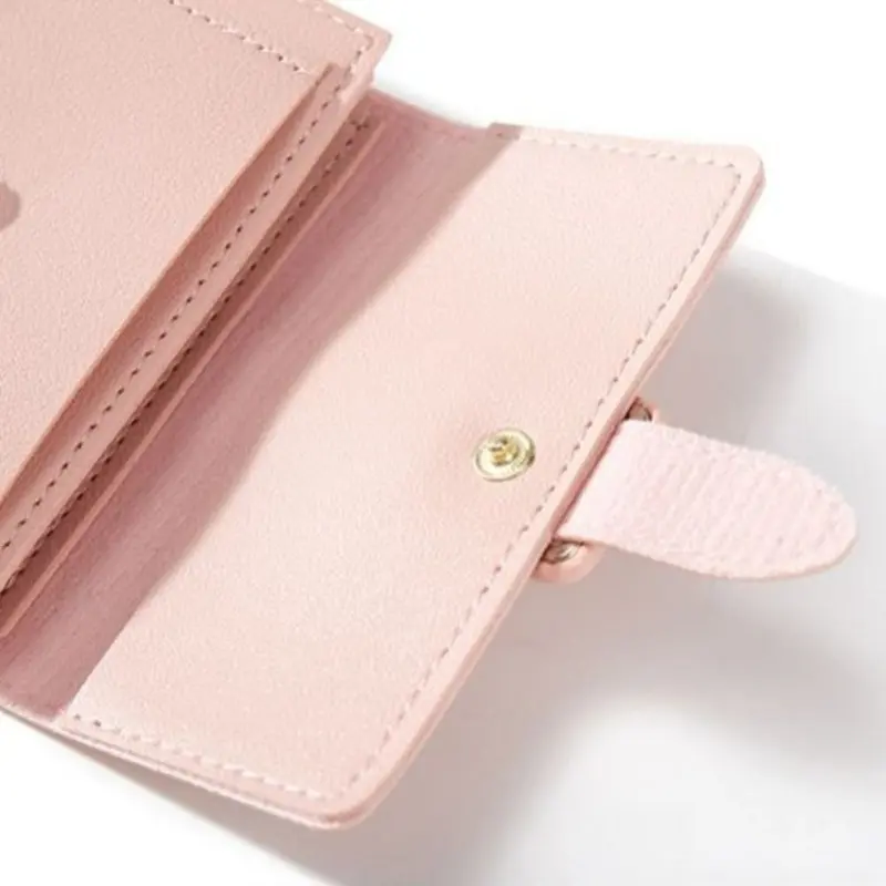 Candy Color Small Wallets PU Leather Coin Pures Ladies Card Holder Mini Purse Coin Bag Multi Functional Wallet Women Purses