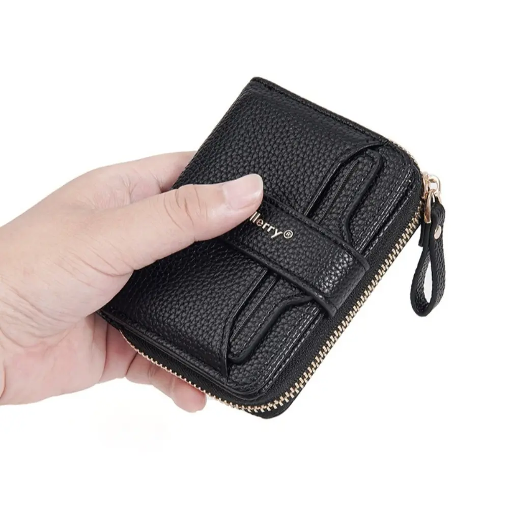 New Short Women Zipper Wallets Large Capacity Card Holder Female Purses Quality Coin Pocket Photo Holder Wallet for Girls
