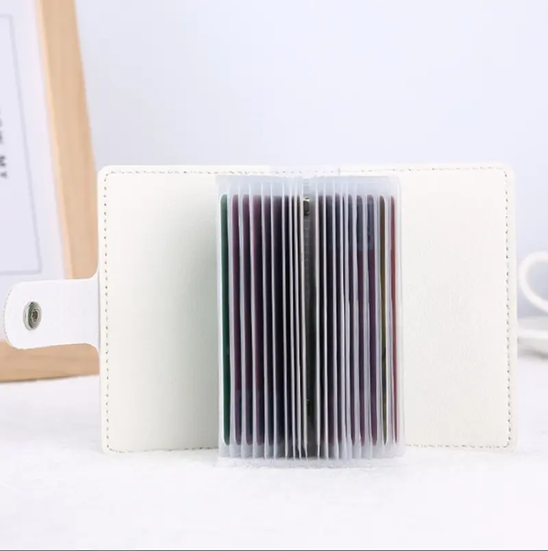 New Floral Card Bag Multiple Cards Slots ID Bank Credit Card Covers for Women Large Capacity Card Holders