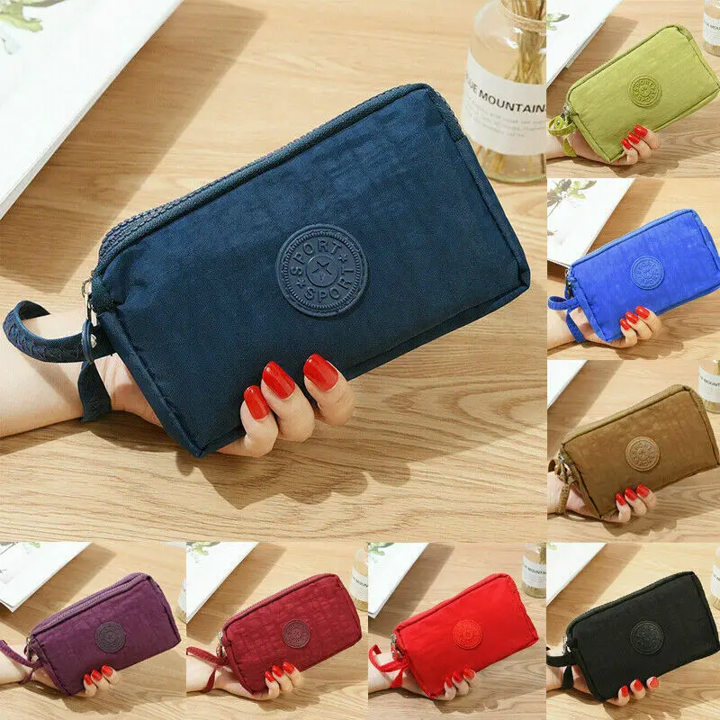 Canvas Clutch Coin Phone Card Holder Bag Long Wallets For Women High Quality Evening Clutch Purse