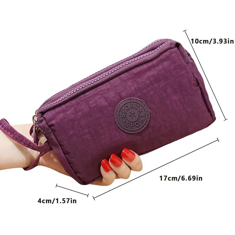 Canvas Clutch Coin Phone Card Holder Bag Long Wallets For Women High Quality Evening Clutch Purse