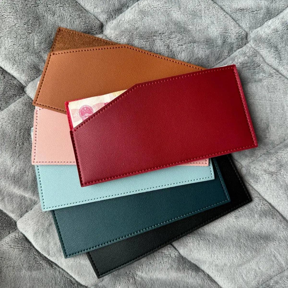 New Korean Long Wallet Money Envelope Money Pocket Outdoor Sports Lightweight Coin Purse Girls Clutch Bag Small Card Holder