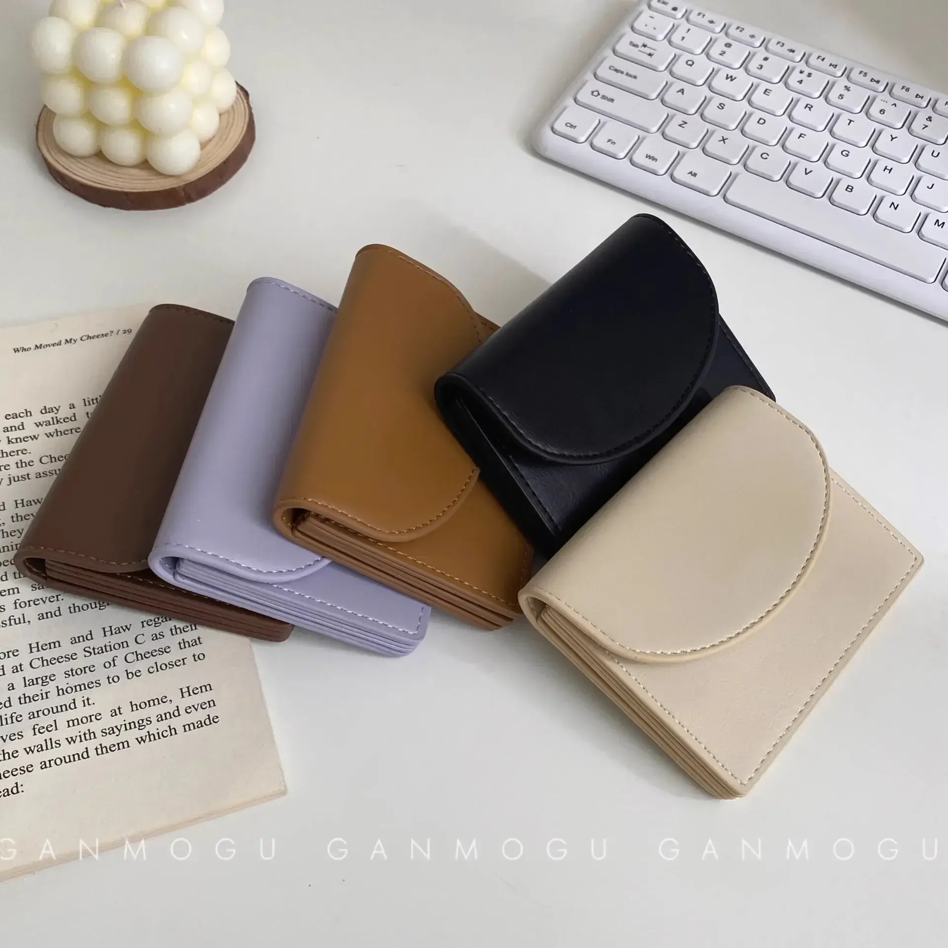Women Wallets PU Leather Female Purse Mini Hasp Solid Multi-Cards Holder Coin Short Wallets Slim Small Wallet Zipper Hasp