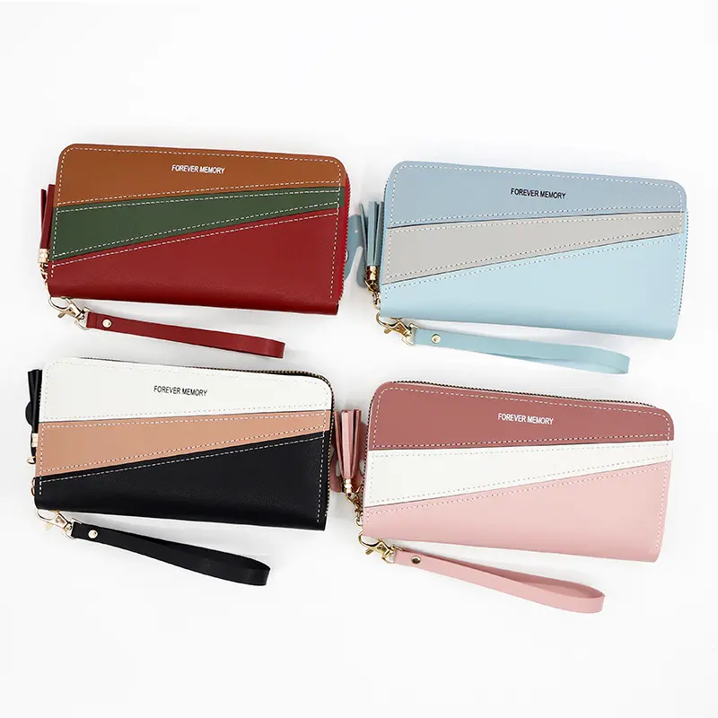 Women's PU Leather Long Wallet - Cute Fashion Clutch with Multi-Card Holder, Luxury Ladies Purse & Zipper Coin Pocket