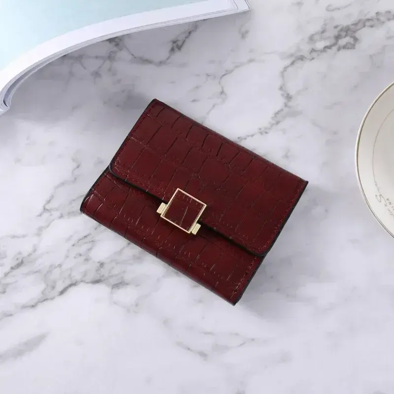 Women PU Leather Wallet ID Card Holder Multiple Fashion Mini Clutch Girls Money Credit Ladies Small Wallet Pouch Purse Bags