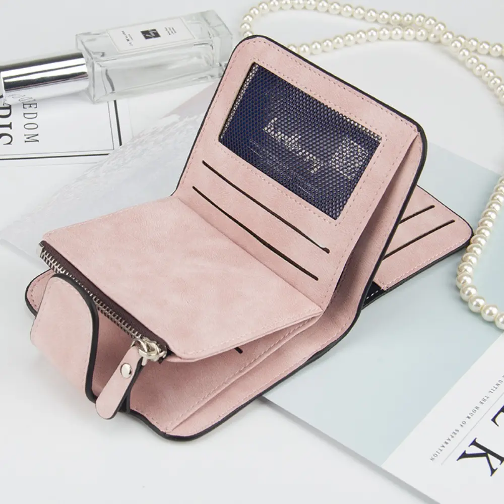 New Ladies Short Wallet Trifold Multi-Card Wallet Fashion Luxury Wallet Zipper Small Coin Purse for Women