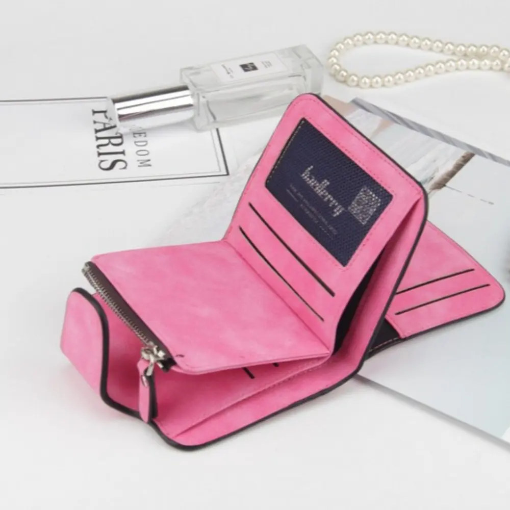 New Ladies Short Wallet Trifold Multi-Card Wallet Fashion Luxury Wallet Zipper Small Coin Purse for Women