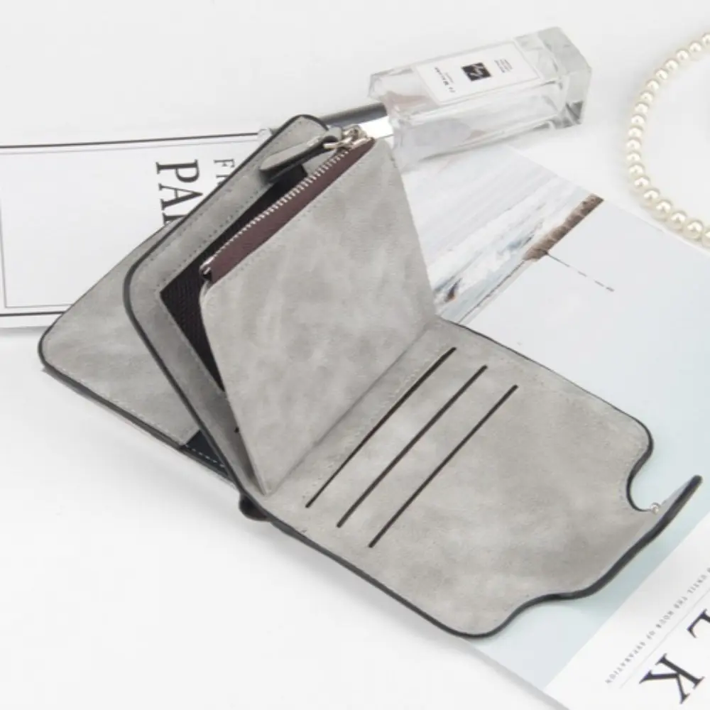 New Ladies Short Wallet Trifold Multi-Card Wallet Fashion Luxury Wallet Zipper Small Coin Purse for Women