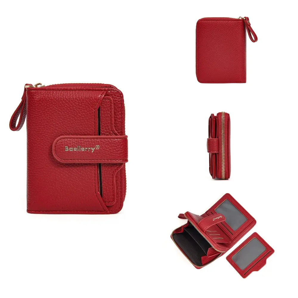 New Ladies Short Wallet Trifold Multi-Card Wallet Fashion Luxury Wallet Zipper Small Coin Purse for Women