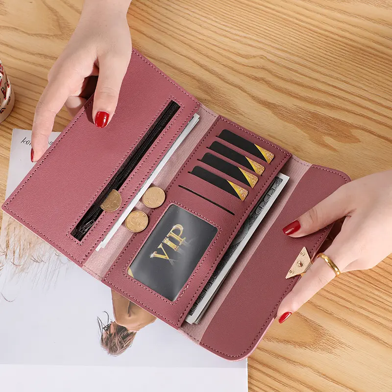 Women's Wallets Latest  Designs Classic Soft Leather Card Holders Cheap Wallets