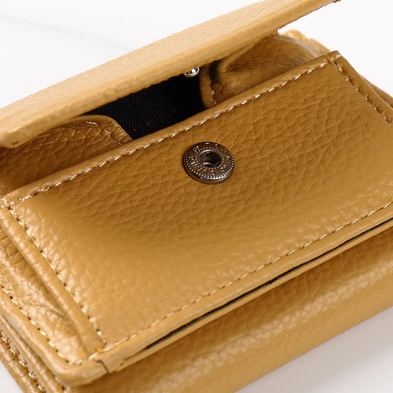 New Women PU Leather Purses Female Cowhide Wallets Lady Small Coin Pocket Rfid Card Holder Mini Money Bag Portable Clutch