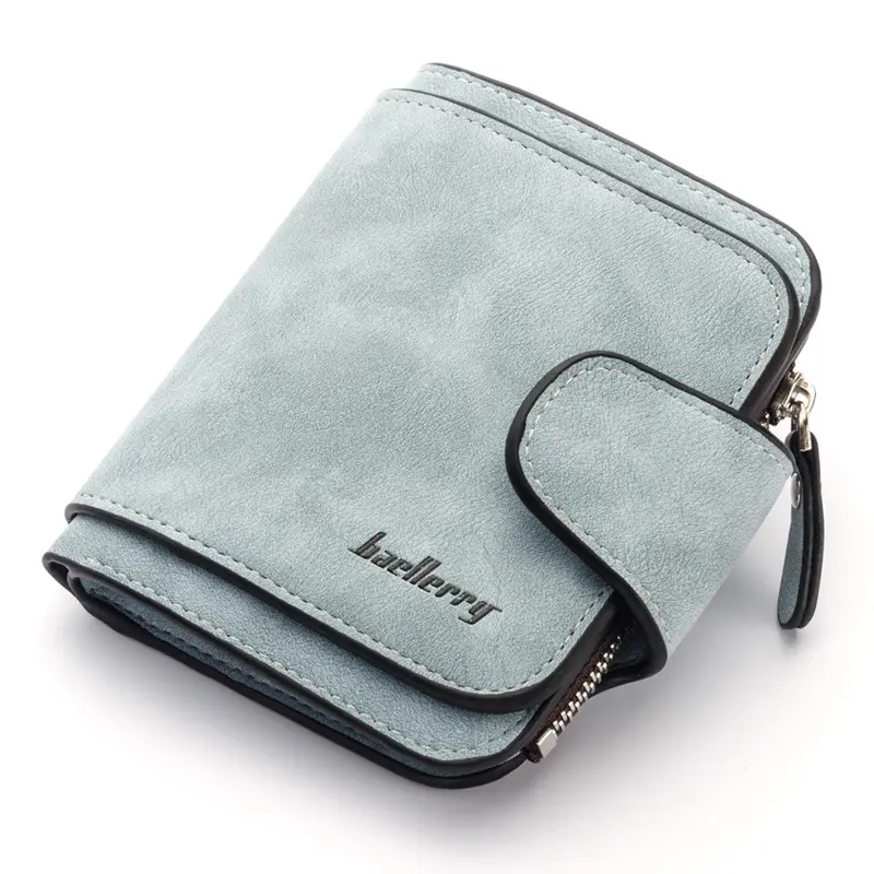 New Women PU Leather Wallets Female Short Hasp Purses Portable Coin Card Holders High Quality Money Bag Clutch Dropshipping