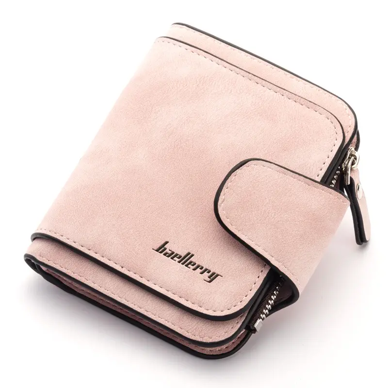 New Women PU Leather Wallets Female Short Hasp Purses Portable Coin Card Holders High Quality Money Bag Clutch Dropshipping