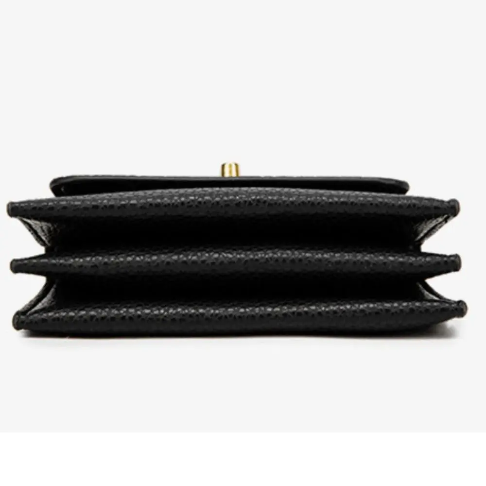 Simple Style PU Leather Short Wallet Solid Color Money Bag Mini Coin Purse Women Girls Fashion Card Holder Portable Storage Bag