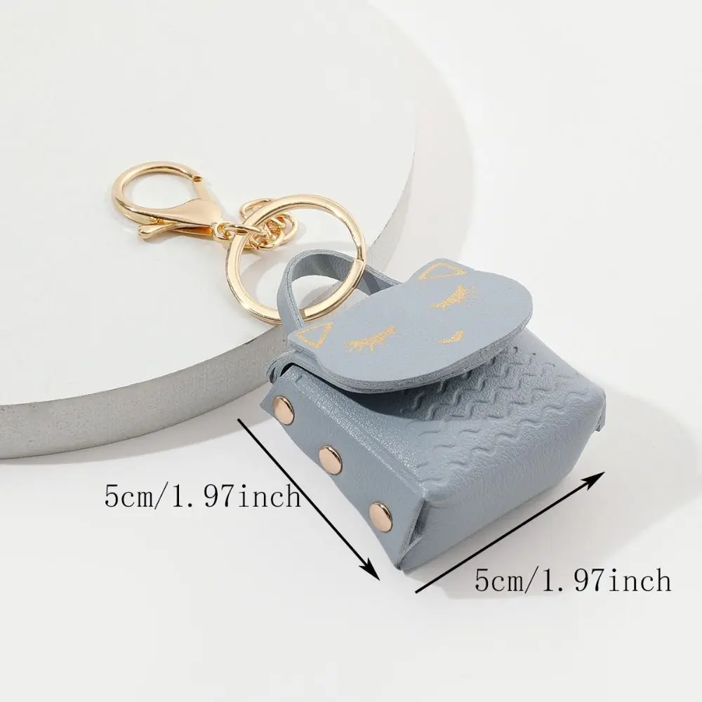 Small Womens Wallet Trendy Cat Cute Coin Pouch Faux Leather Card Wallet Women Keychain Small Coin Pouch Key Ring Bag Pendant