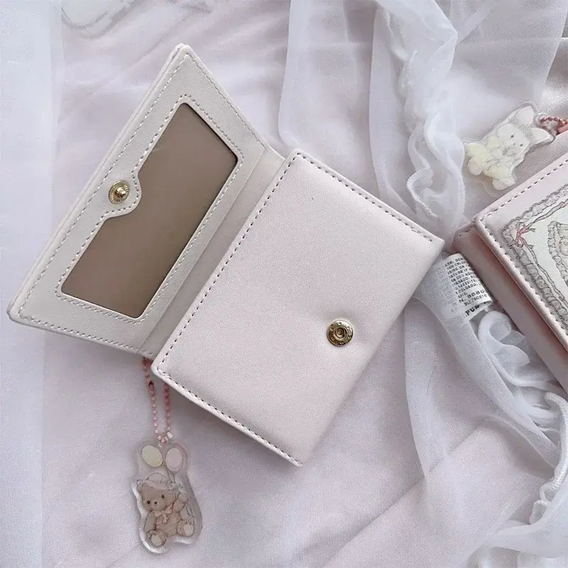 Purses for Women Short Cute Small Coin Wallet Magnetic Buckle Zero Wallet Кошелек Мужской Кожаный  マネークリップ Carteras Para Mujer