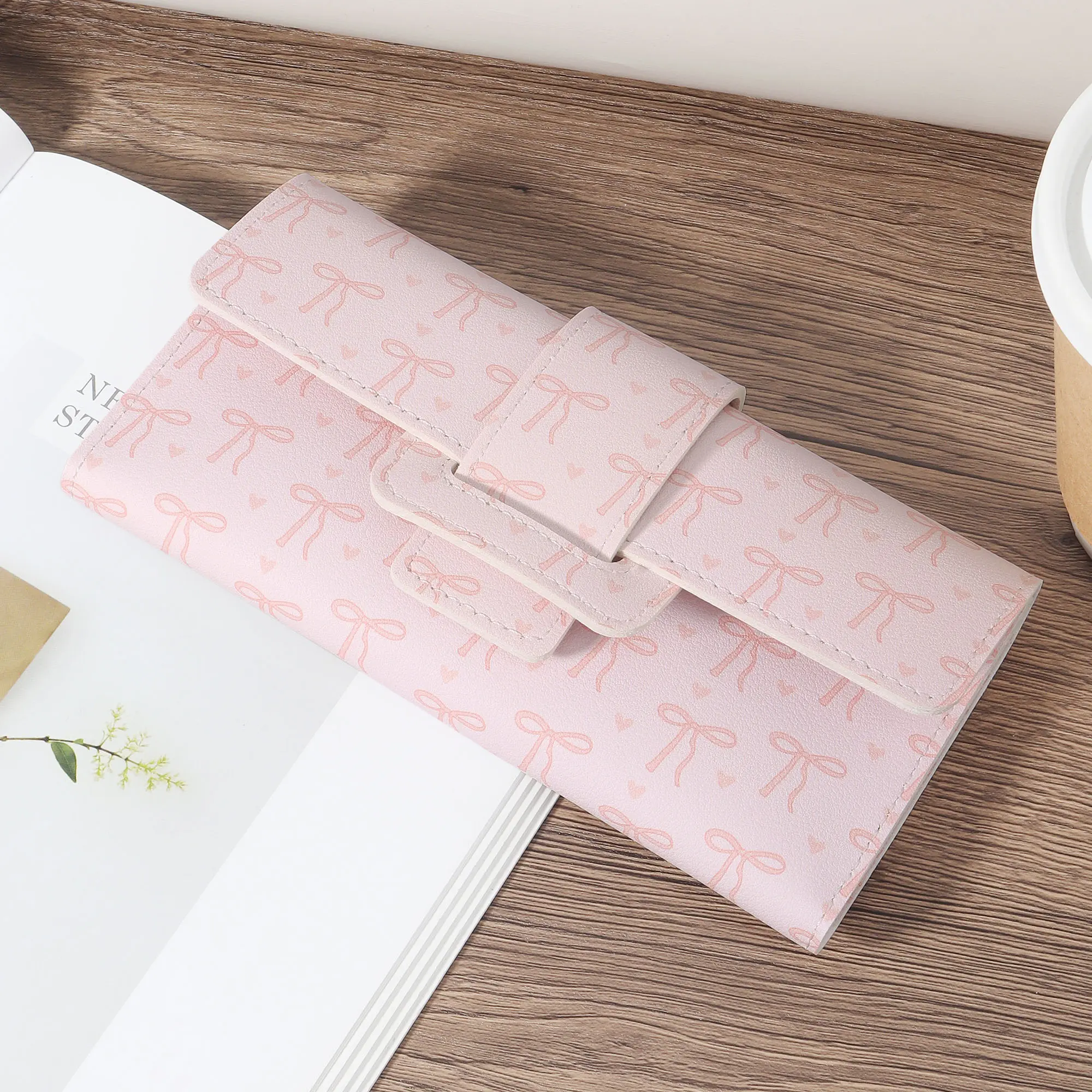 New Fashionable Women's Letter Detail Long Wallet, Fashionable Wallet with Multiple Card Slots, Women's Multi functional Ultra T