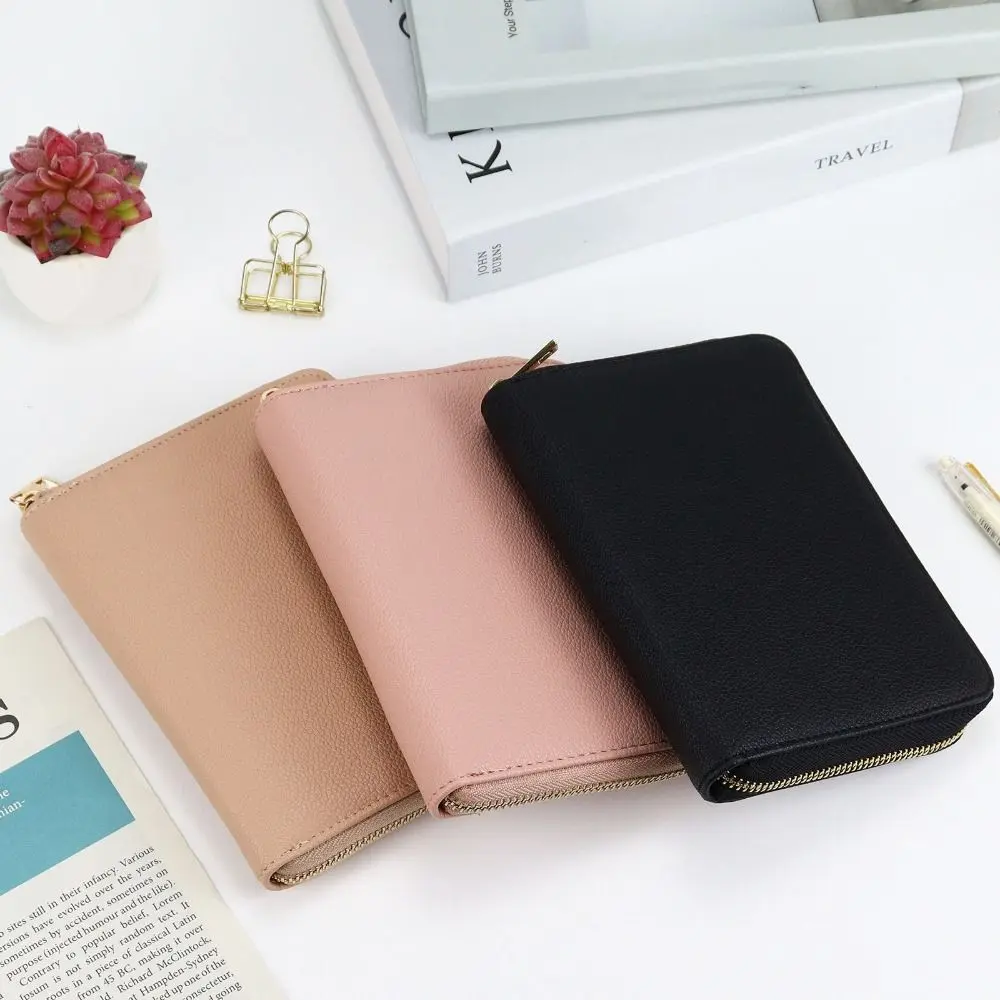 High Quality A7 Pink Black Cash Budget Envelope Wallet System Envelopes Binder Note For Budgeting And Saving Money Only Cover