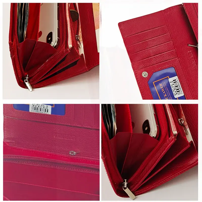 Free Gift Ladies Wallet for Women Fashion Patent Leather Clutch Long Purses Card Holder  Carteras Monederos Para Mujer