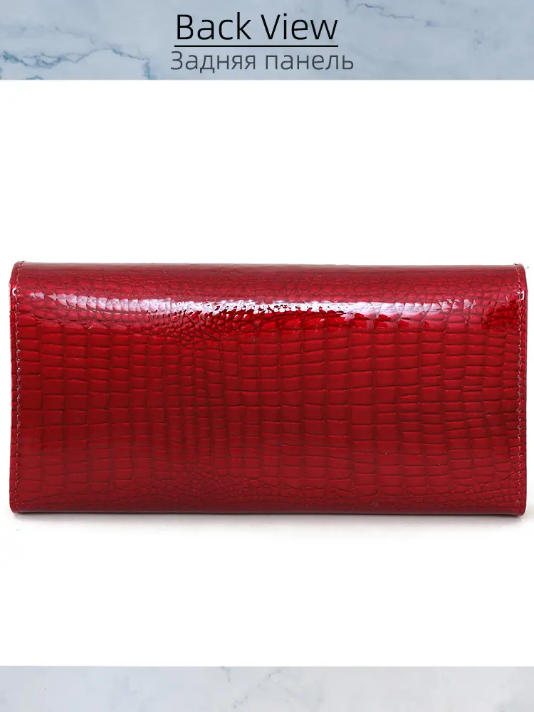 VICKAWE Brand Women Wallet Leather Female Purse Fashion Diamonds Hasp Coin Pocket Long Design Clutch Ladies Money Bag