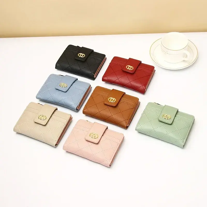 Women's Wallet Zipper&Hasp cute wallet Student Small PU Wallet Coin Purse Fashion Women Card Holder Lovely Money Bag