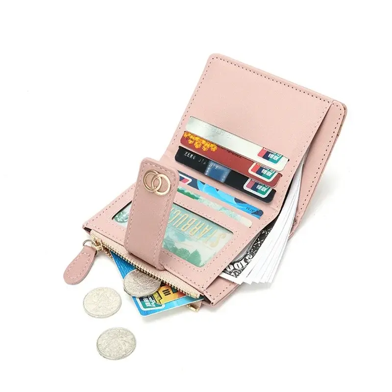 Women's Wallet Zipper&Hasp cute wallet Student Small PU Wallet Coin Purse Fashion Women Card Holder Lovely Money Bag