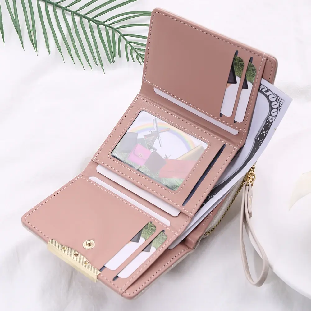 New Fashion Women's Wallet Short Women Coin Purse Wallets for Woman Card Holder Small Ladies Wallet Female Hasp Mini Clutch