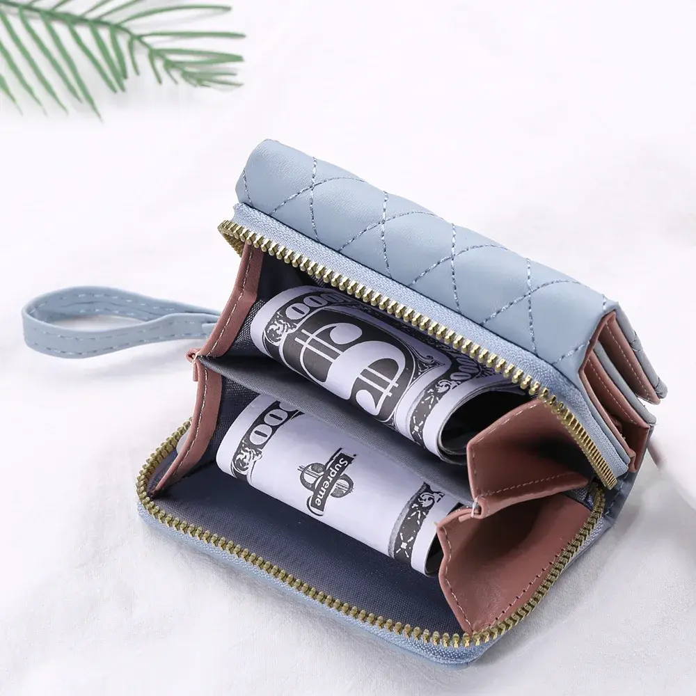 New Fashion Women's Wallet Short Women Coin Purse Wallets for Woman Card Holder Small Ladies Wallet Female Hasp Mini Clutch